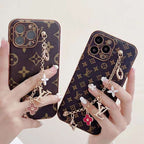 LV Phone Case With Strap Ornament For I Pro Max Plus for 11-pro-max