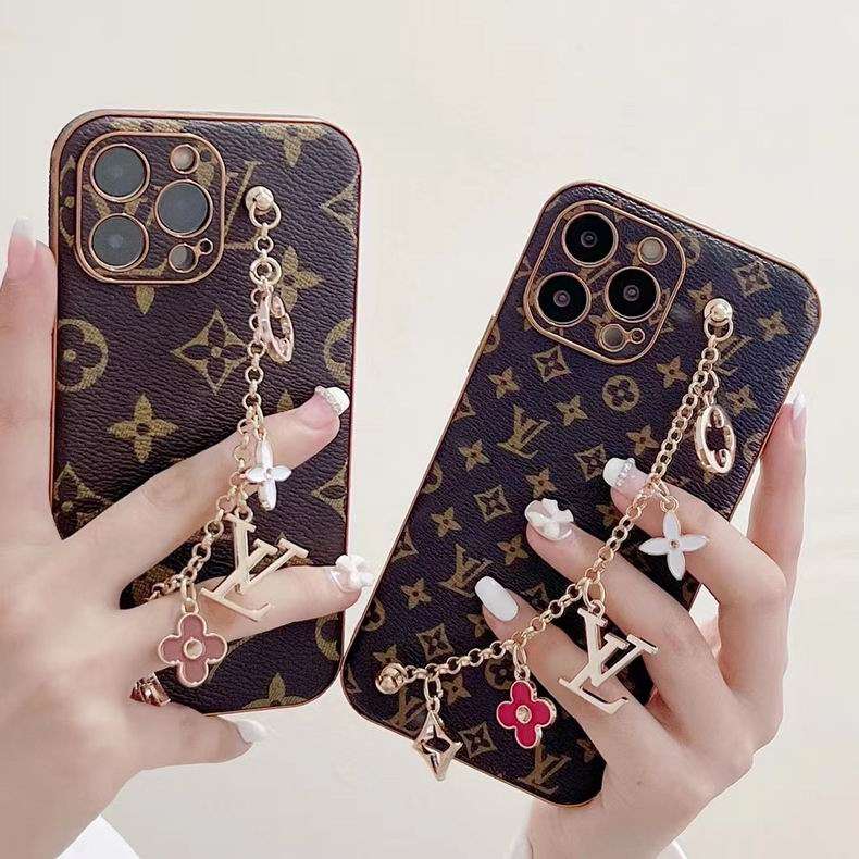 LV Phone Case With Strap Ornament For I Pro Max Plus for 11-pro-max