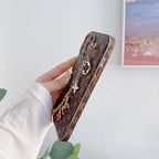 LV Phone Case With Strap Ornament For I Pro Max Plus for 11