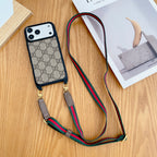 LV Classic Monogram iPhone Case Crossbody For 13-17 / Pro / Pro Max for 13-pro