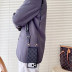 LV Classic Monogram iPhone Case Crossbody For 13-17 / Pro / Pro Max