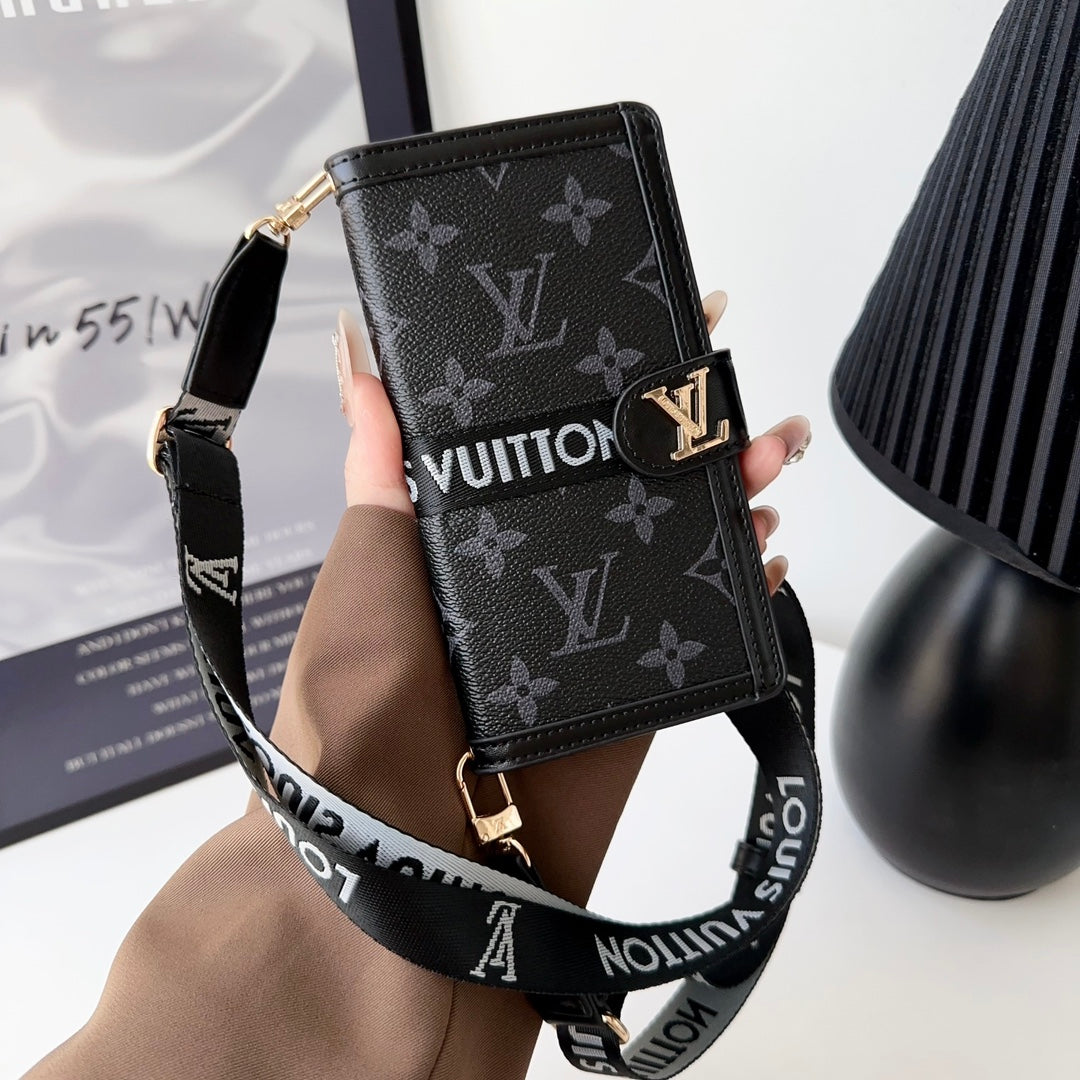 Luxury Crossbody Wallet Phone Case Card Holder For 12-16 Pro Max Plus for 12-pro
