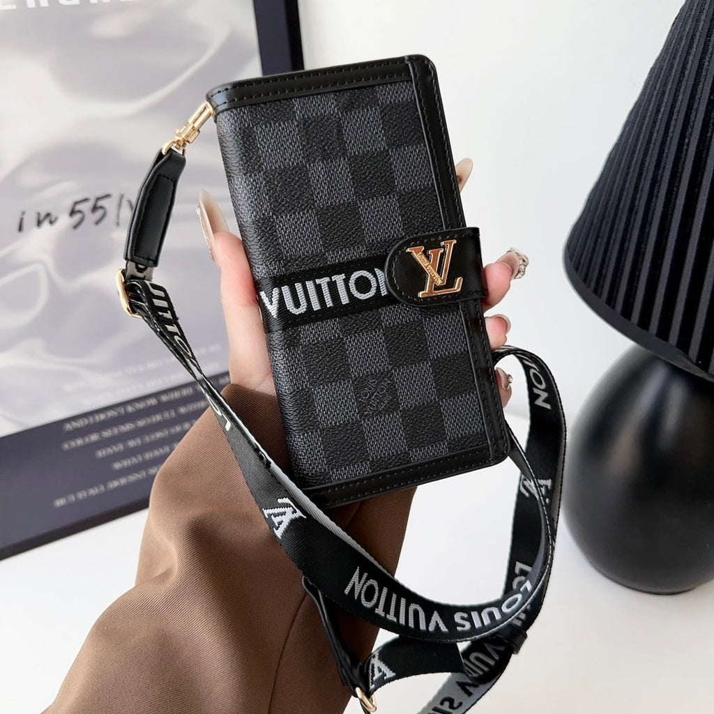 Luxury Crossbody Wallet Phone Case Card Holder For 12-16 Pro Max Plus for 12-pro