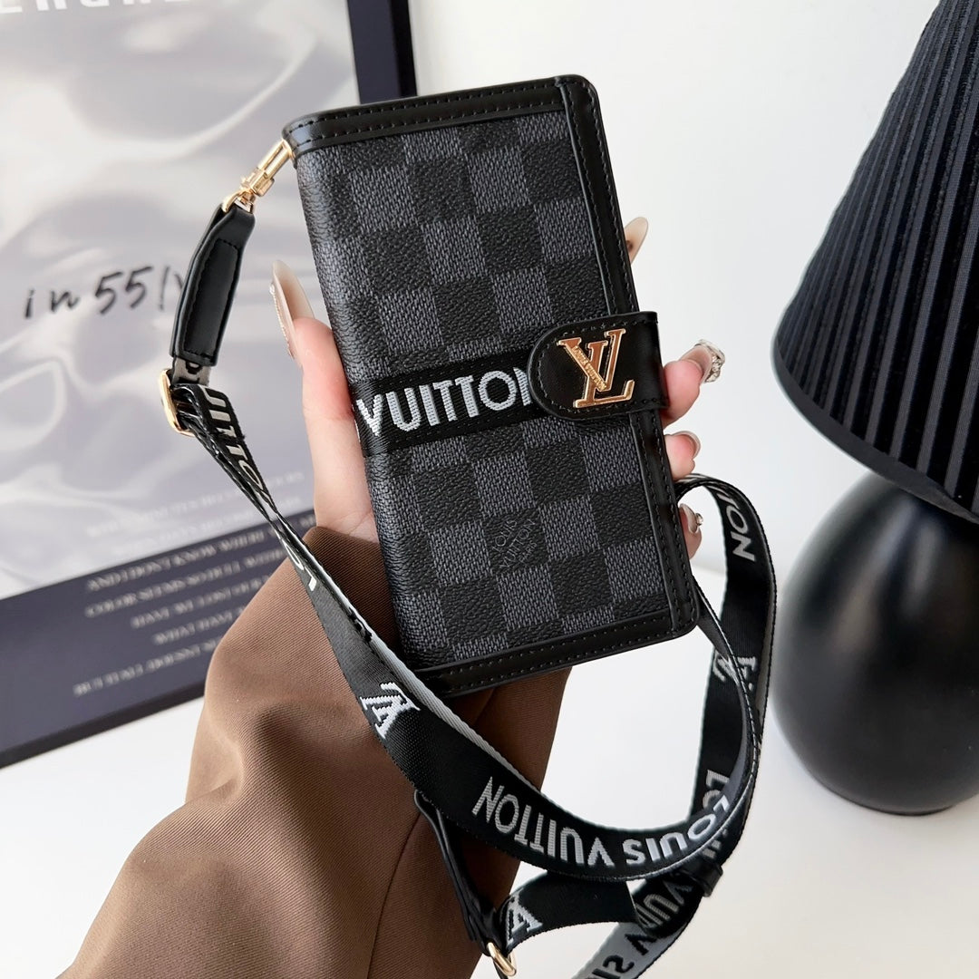 Luxury Crossbody Wallet Phone Case Card Holder For 12-16 Pro Max Plus for 12-pro