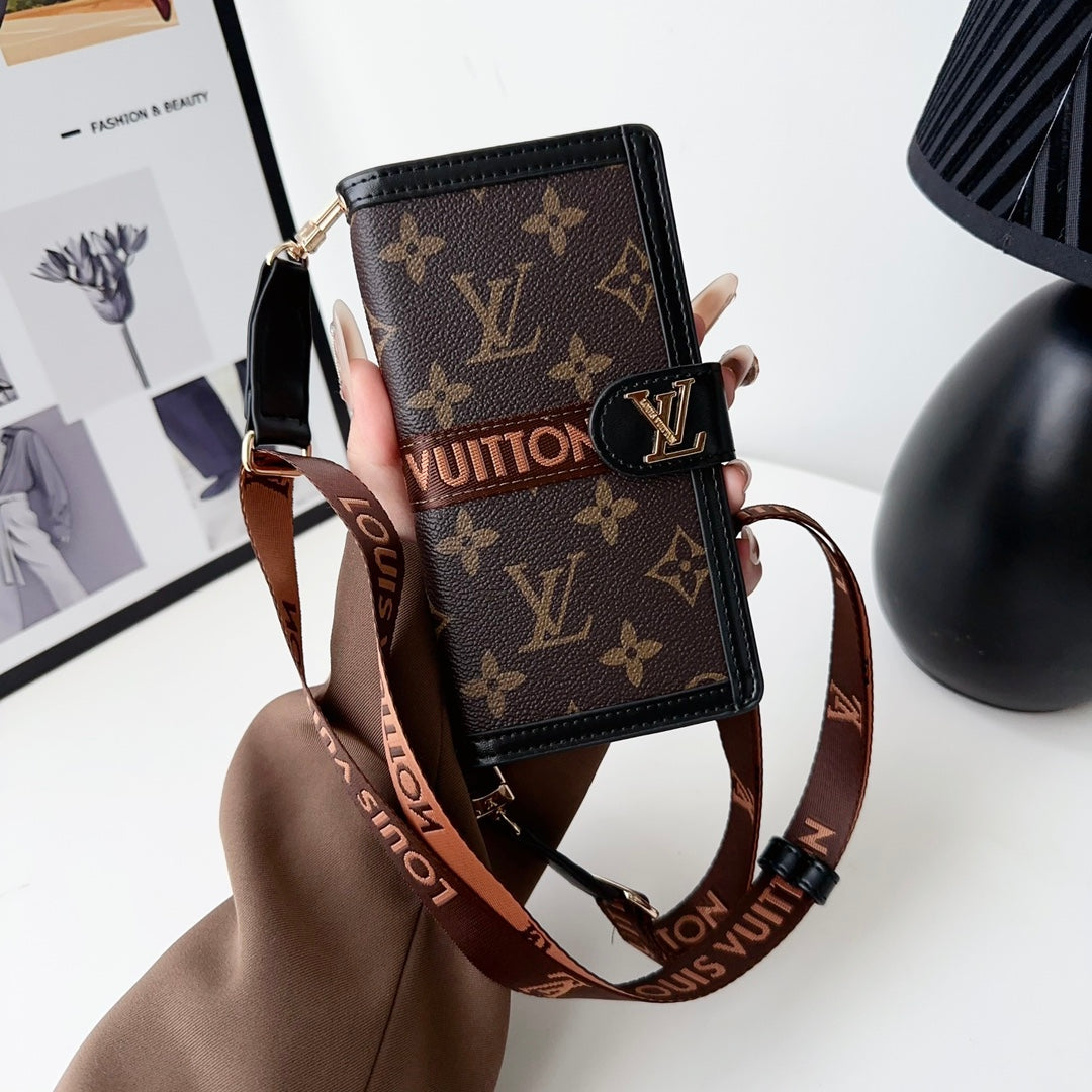 Luxury Crossbody Wallet Phone Case Card Holder For 12-16 Pro Max Plus for 12-pro