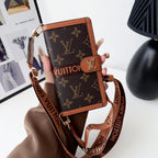 Luxury Crossbody Wallet Phone Case Card Holder For 12-16 Pro Max Plus