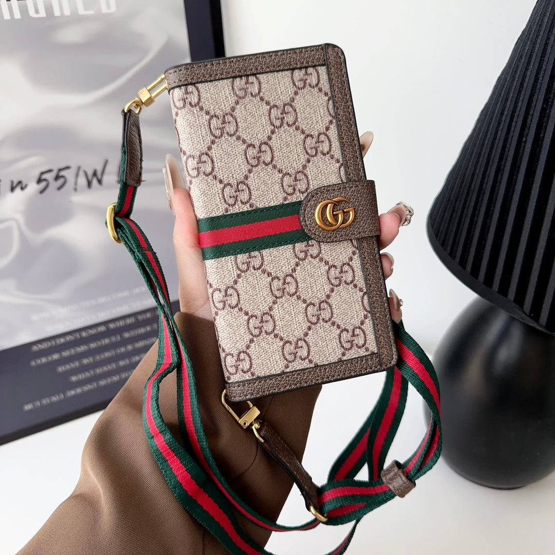 Luxury Crossbody Wallet Phone Case Card Holder For 12-16 Pro Max Plus for 12-pro