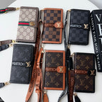 Luxury Crossbody Wallet Phone Case Card Holder For 12-16 Pro Max Plus