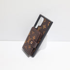 Leather Designer Wallet Phone Case Samsung Galaxy S 22-26 Ultra Plus Series for s22-plus