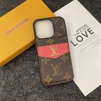 Luxury Leather LV Phone Case Style Card Holder For I Pro Max Plus for 12-pro