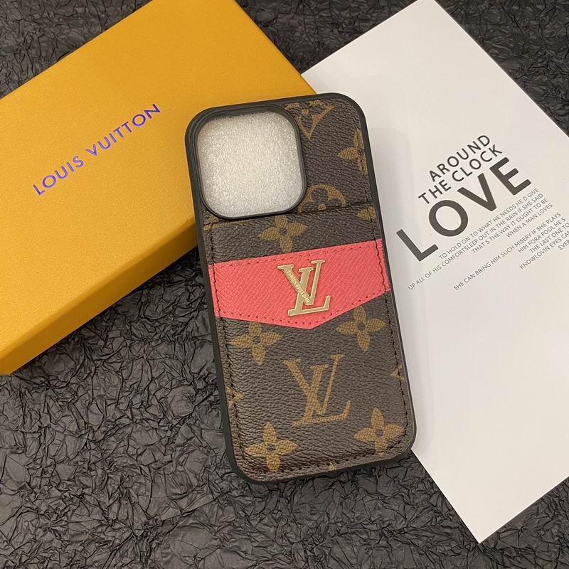 Luxury Leather LV Phone Case Style Card Holder For I Pro Max Plus for 12-pro