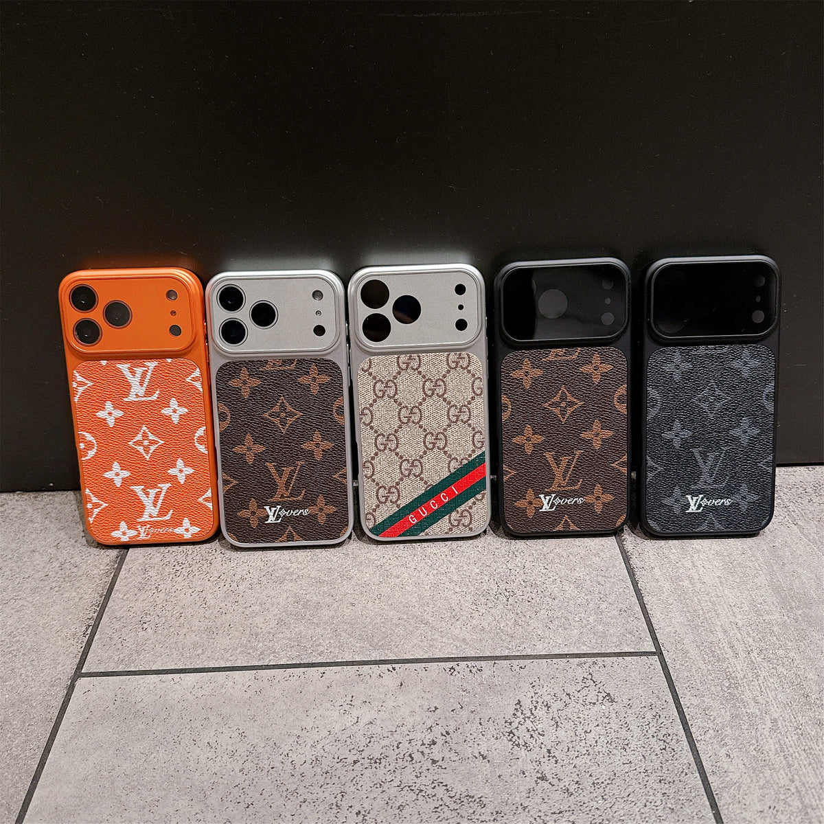 LV Lens Protection iPhone Case 14-17 / Pro / Pro Max