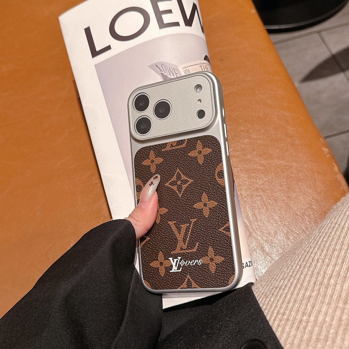 LV Lens Protection iPhone Case 14-17 / Pro / Pro Max for 14-pro