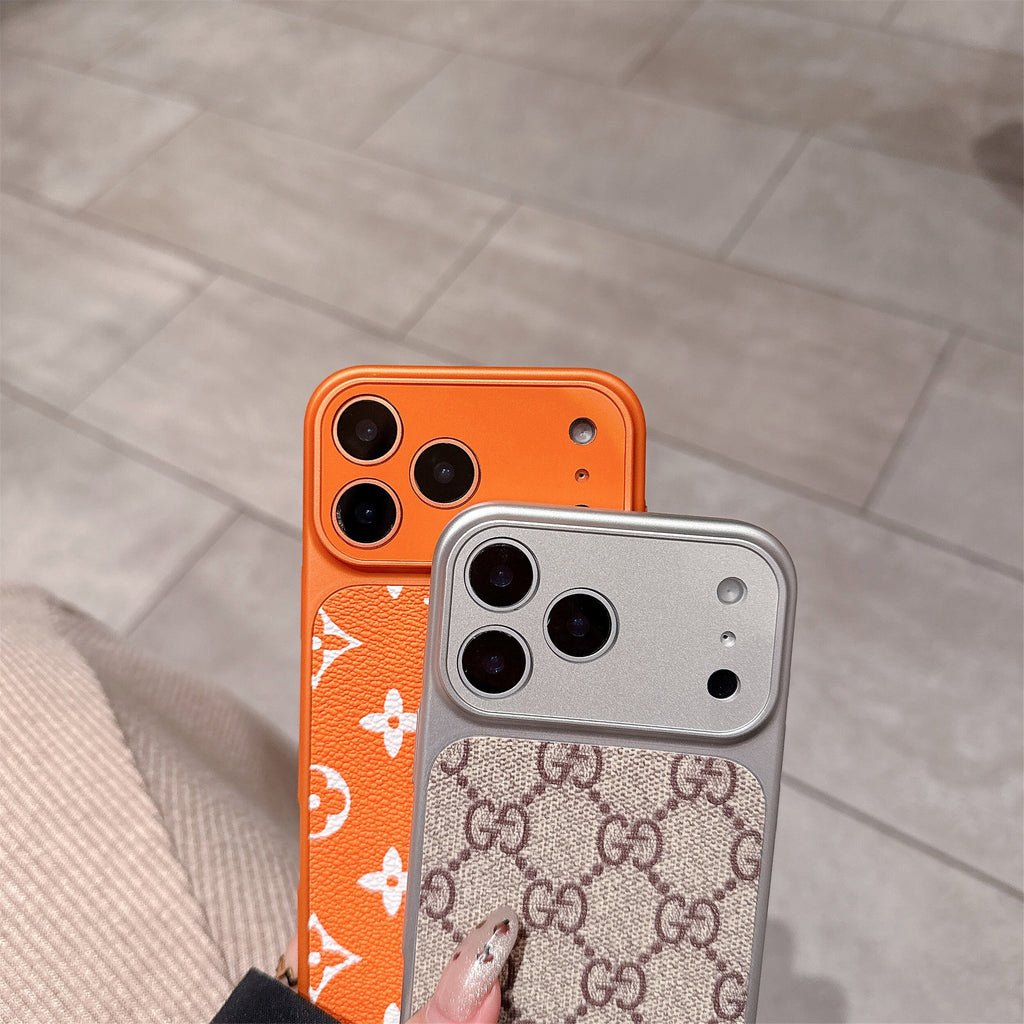 LV Lens Protection iPhone Case 14-17 / Pro / Pro Max