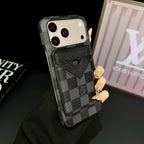 LV MagSafe Magnet Card Holder Phone Case For iPhone 13-17 / Pro / Pro Max / Plus / Air for 13-pro
