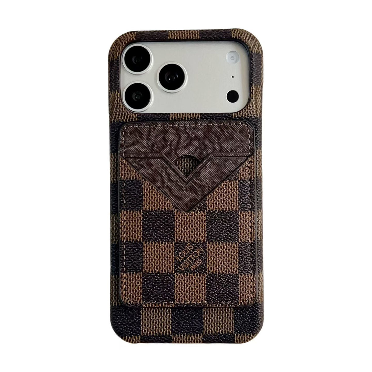 LV MagSafe Magnet Card Holder Phone Case For iPhone 13-17 / Pro / Pro Max / Plus / Air