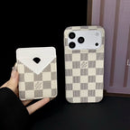 LV MagSafe Magnet Card Holder Phone Case For iPhone 13-17 / Pro / Pro Max / Plus / Air for 13-pro