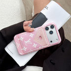 LV MagSafe Magnet Card Holder Phone Case For iPhone 13-17 / Pro / Pro Max / Plus / Air