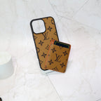 Louis V MagSafe iPhone Case Card Holder For 12-16 Pro Max Plus