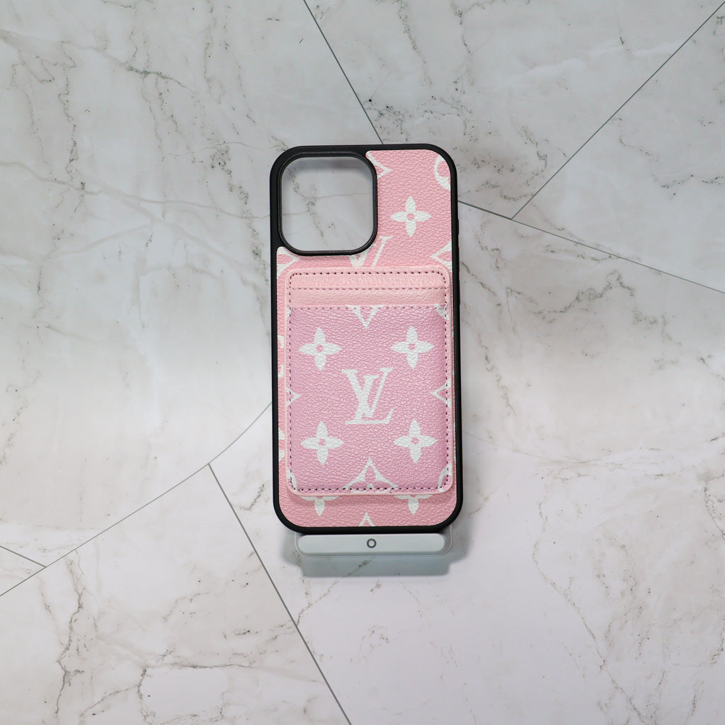 Louis V MagSafe iPhone Case Card Holder For 12-16 Pro Max Plus for 12-pro-max