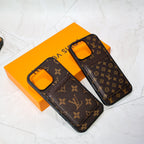Louis V MagSafe iPhone Case Card Holder For 12-16 Pro Max Plus for 12-pro