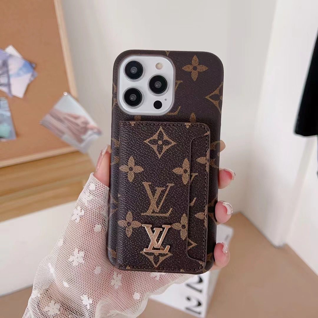 Folding Card Slot Designer Phone Case I Pro Max Plus for 12-pro