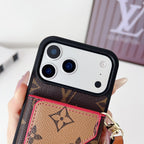 Multicolor LV Monogram Crossbody Wallet Case For 13-17 / Pro / Pro Max for 13-pro