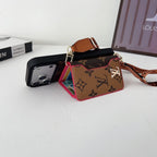 Multicolor LV Monogram Crossbody Wallet Case For 13-17 / Pro / Pro Max for 13-pro