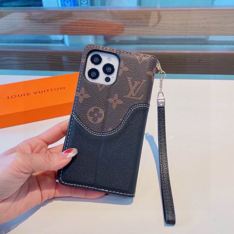 LV Wallet Case iPhone 16 Pro Max Plus 11 12 13 14 15 Series