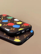 LV iPhone Case Paint Spots Design For 11 12 13 14 Pro Max for 11-pro