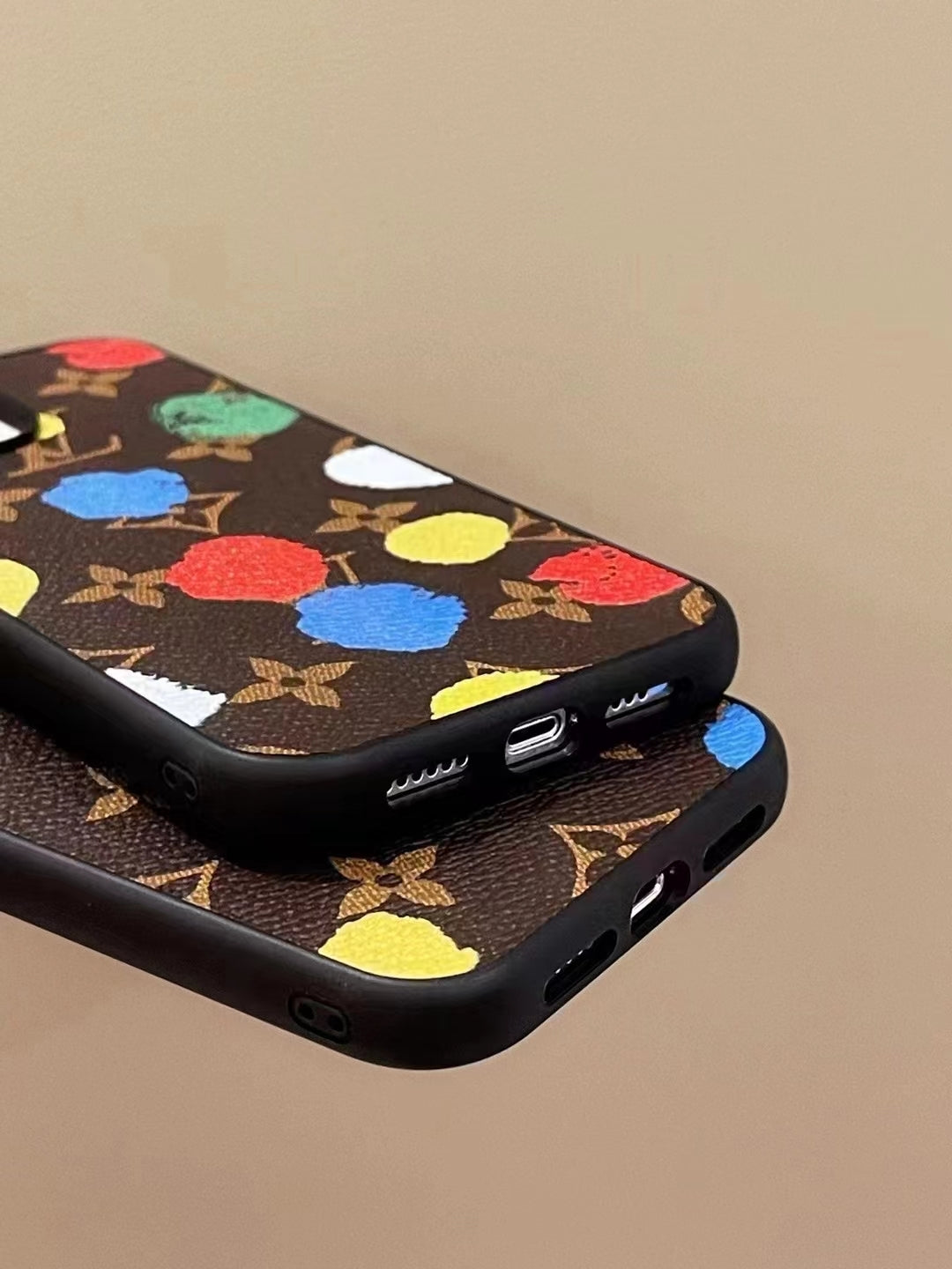 LV iPhone Case Paint Spots Design For 11 12 13 14 Pro Max for 11-pro