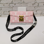 LV iPhone Case Pink Monogram Crossbody Wallet For 17/ Pro/ Pro Max/ Air for iphone-17-air