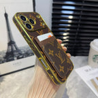 LV Pattern Leather iPhone Case 12-17 / Pro / Pro Max / Plus / Air for 12-pro