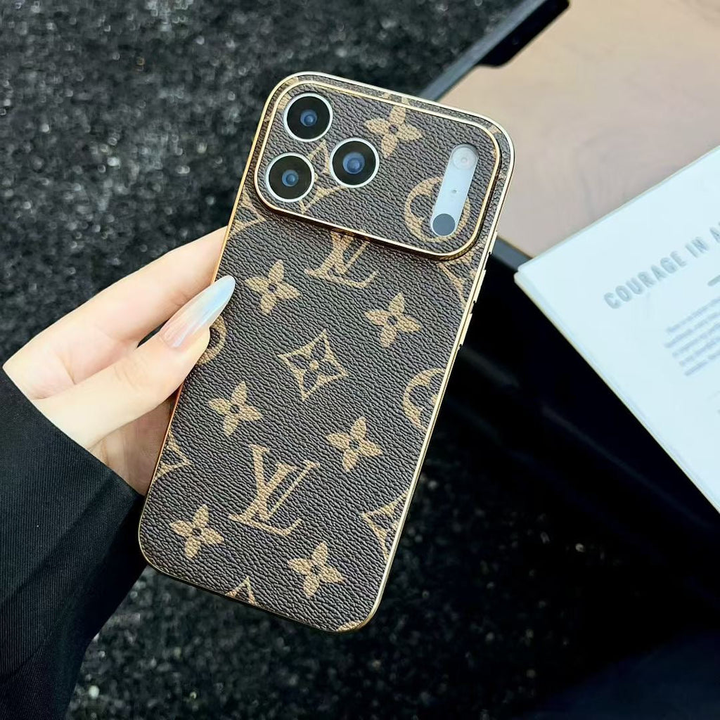 LV Phone Case iPhone 17 / Pro / Pro Max / Air / Electroplated for 17-air
