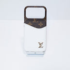LV Accent Leather Phone Case iPhone 17 Series for 17-pro