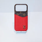 LV Accent Leather Phone Case iPhone 17 Series for 17-air