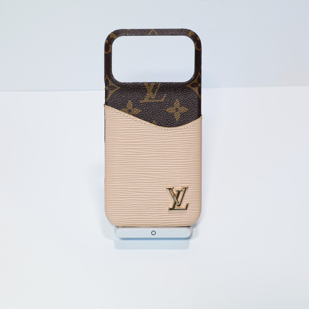 LV Accent Leather Phone Case iPhone 17 Series for 17-pro