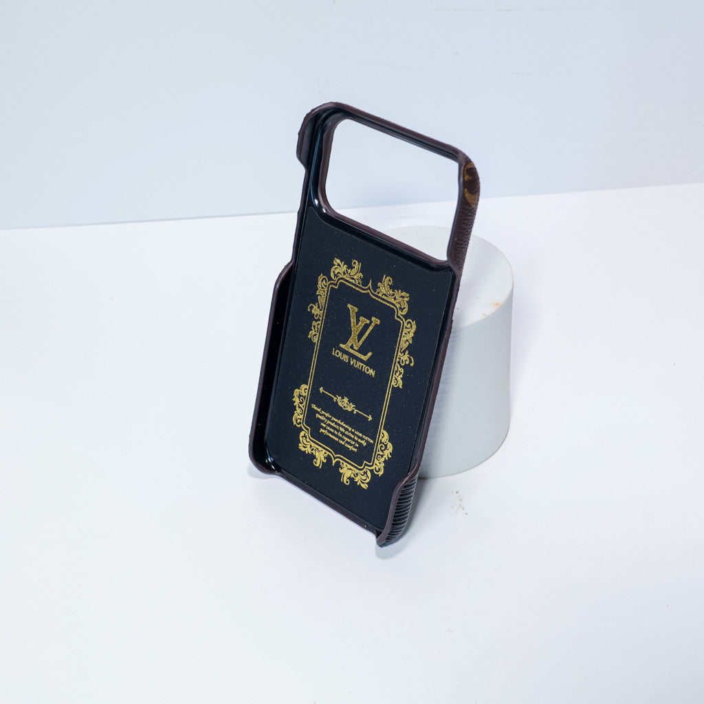 LV Accent Leather Phone Case iPhone 17 Series for 17-air