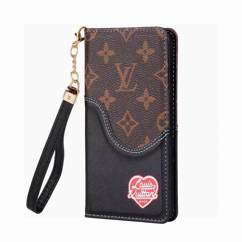 LV Wallet Case iPhone 16 Pro Max Plus 11 12 13 14 15 Series