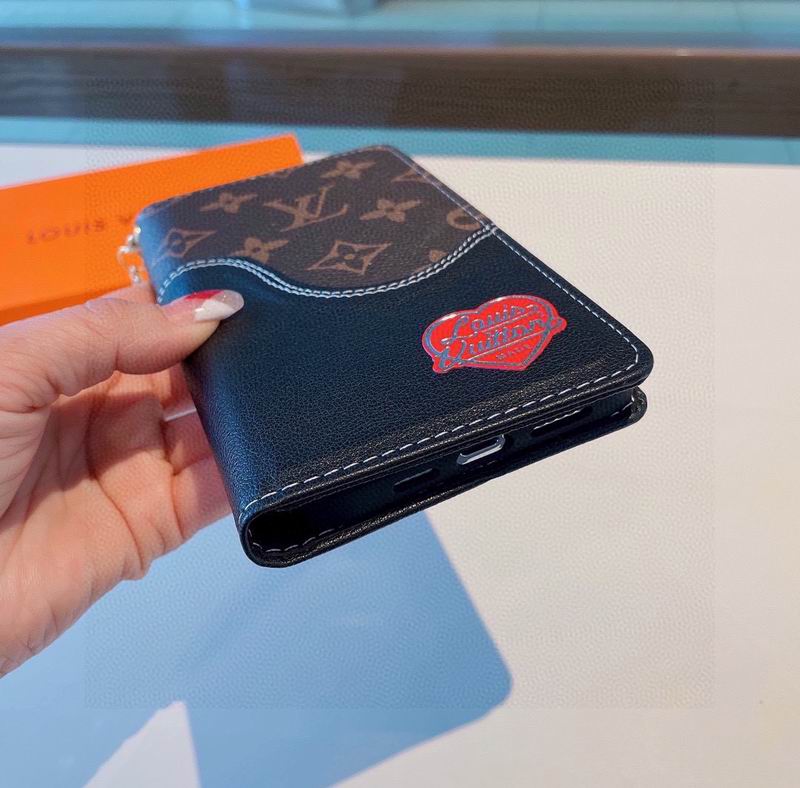 LV Wallet Case iPhone 16 Pro Max Plus 11 12 13 14 15 Series for 12-pro