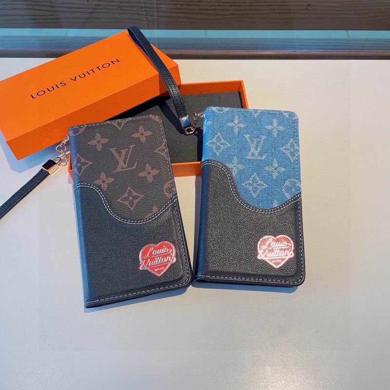 LV Wallet Case iPhone 16 Pro Max Plus 11 12 13 14 15 Series
