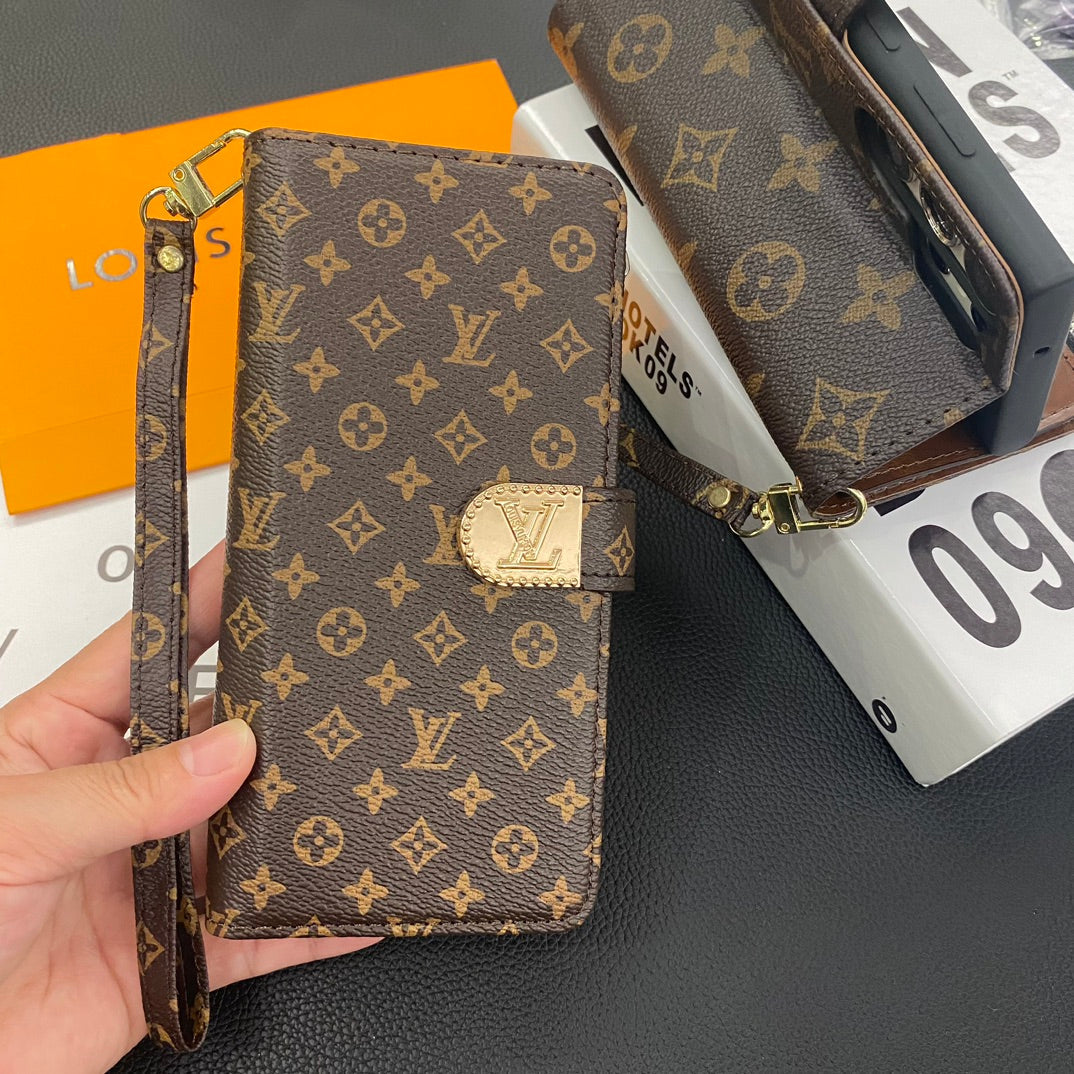 LV Wallet Phone Case Samsung Galaxy S 22 / 23 / 24 / 25 / 26 Plus / Ultra for s22