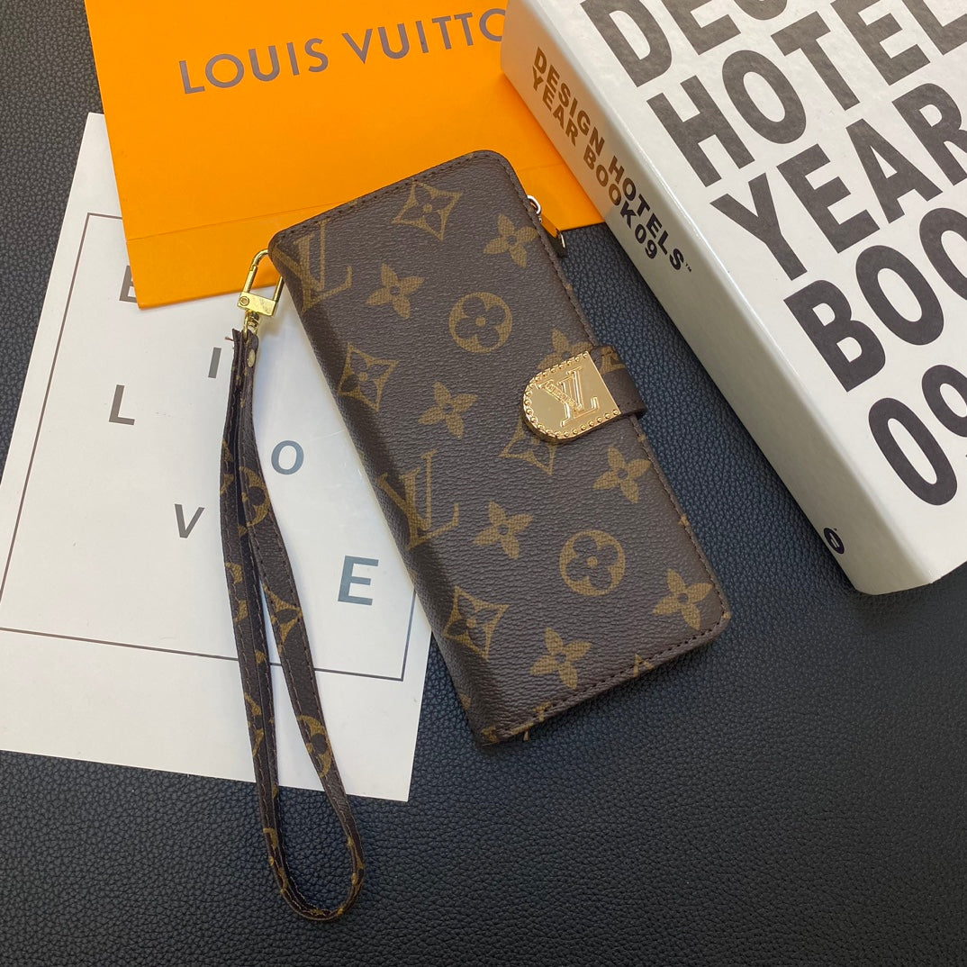 LV Wallet Phone Case Samsung Galaxy S 22 / 23 / 24 / 25 / 26 Plus / Ultra for s22