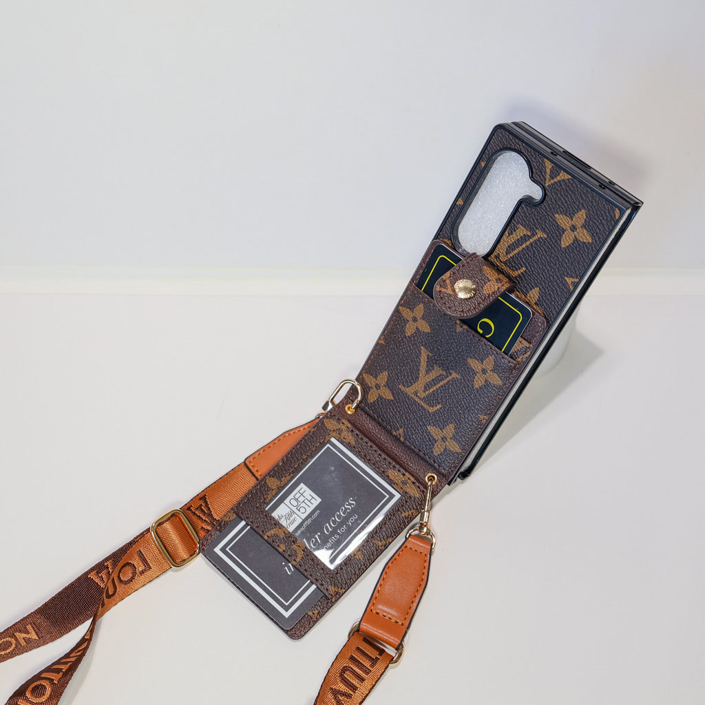 Stylish Z Fold Crossbody Phone Case For 3 / 4 / 5 / 6 / 7 Series for z-fold-3