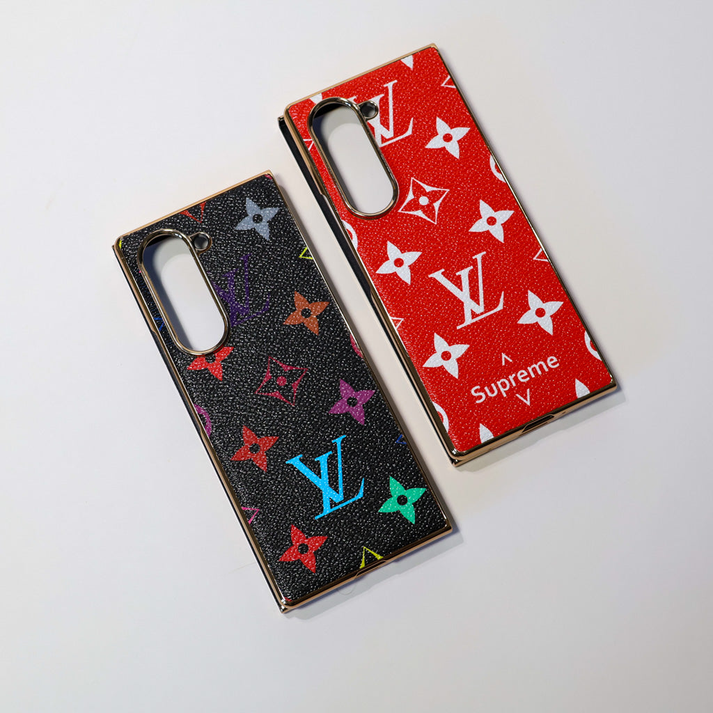Samsung Galaxy Z Fold 3 4 5 6 7 Fashion Leather Phone Case for z-fold-3