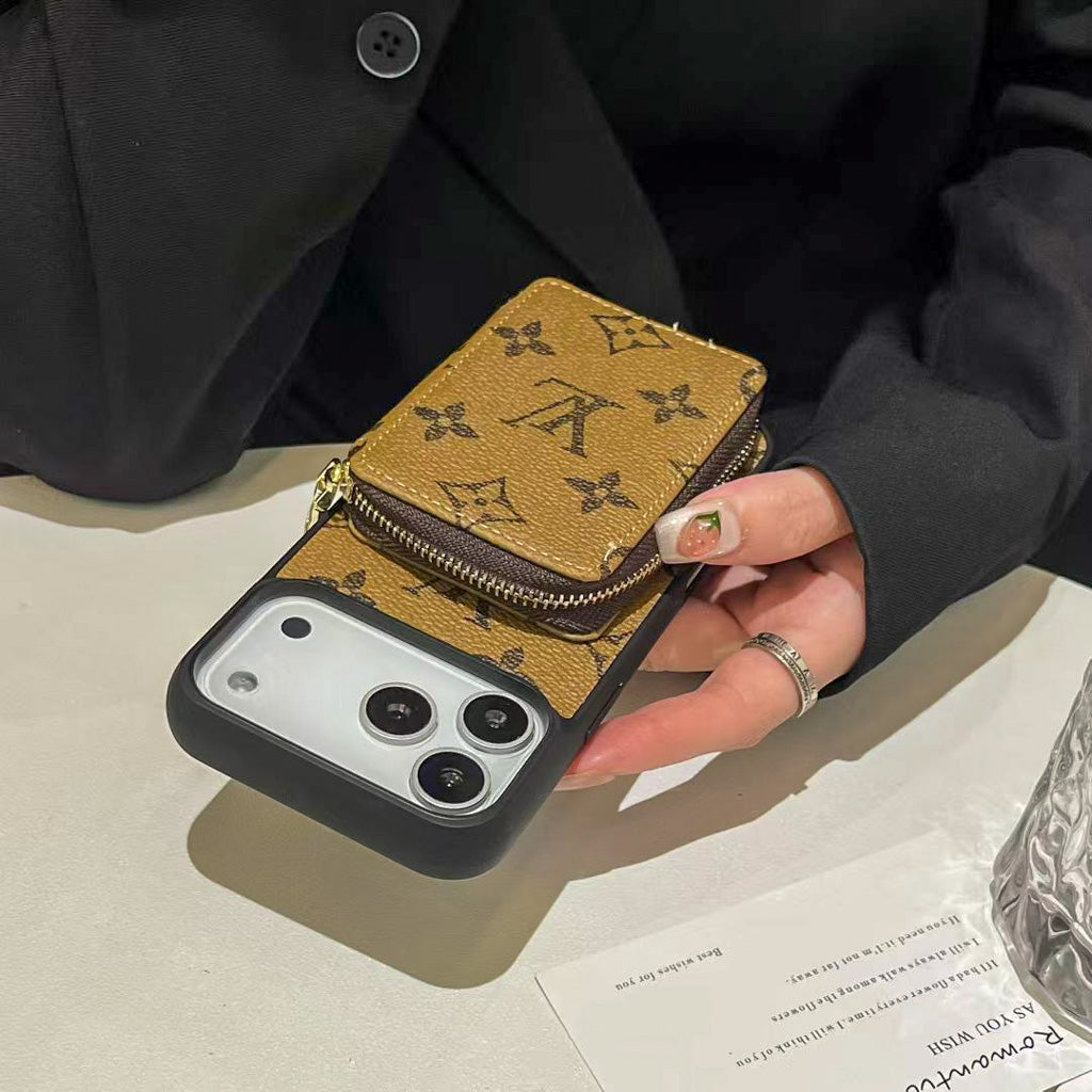 LV Zipped Wallet Phone Case iPhone 17 / Pro / Pro Max / Air for 17-air