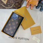 Classic LV iPhone Case For iPhone 12 / 13 / 14 / 15 / 16 / Pro / Pro Max for 12-pro
