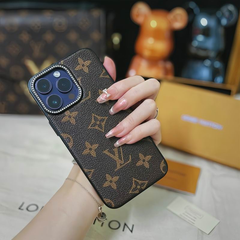 Classic LV iPhone Case For iPhone 12 / 13 / 14 / 15 / 16 / Pro / Pro Max for 12-pro-max