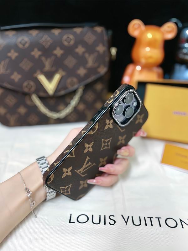 Classic LV iPhone Case For iPhone 12 / 13 / 14 / 15 / 16 / Pro / Pro Max for 13-pro-max