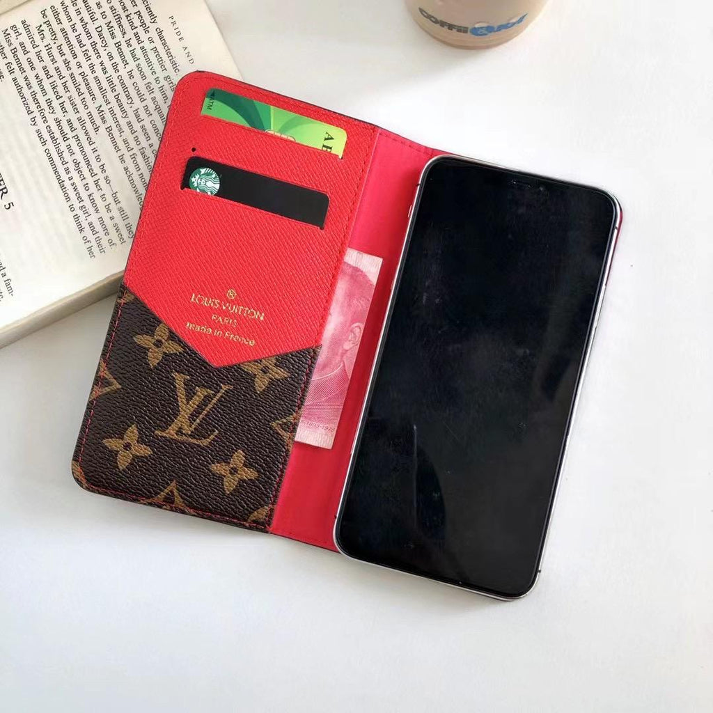 LV iPhone 16 Case 15 14 13 12 Pro Max Plus Series Wallet